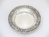 5.5 in - Sterling Silver S. Kirk & Son Antique Floral Repousse Serving Plate