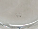 5.5 in - Sterling Silver S. Kirk & Son Antique Floral Repousse Serving Plate