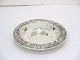 5.5 in - Sterling Silver S. Kirk & Son Antique Floral Repousse Serving Plate