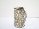 6.75 in - Sterling Silver S. Kirk & Son Antique Floral Repousse Creamer