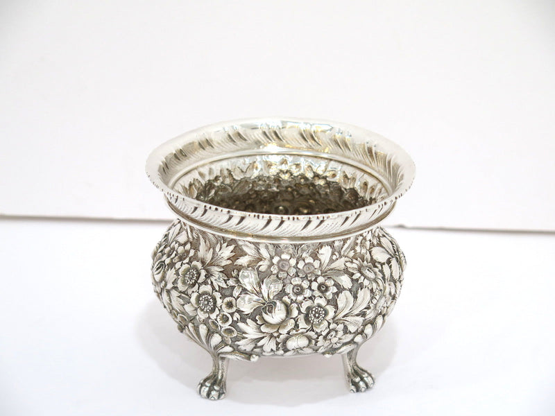 Sterling Silver Baltimore Sterling Silver Antique Floral Repousse Tea/Coffee Set