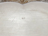 7 in - Sterling Silver Whiting Antique c. 1904 Hibiscus Oval Candy Nut Dish