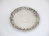 6 in - Sterling Silver S. Kirk & Son Antique Floral Repousse Serving Plate