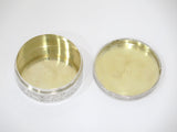 2 7/8 in - Sterling Silver Gilt Interior Tiffany & Co. Antique Floral Round Jar