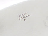 13 3/8 in - Sterling Silver Stieff Vintage Floral Repousse Oval Serving Dish