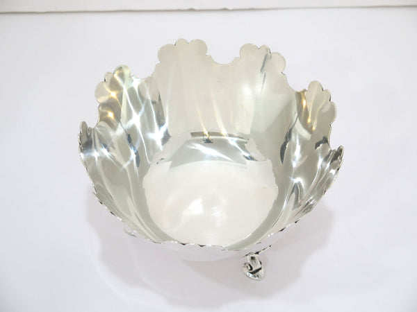 7 in - Sterling Silver Tiffany & Co. Vintage Crown-Shaped Footed Serving Bowl