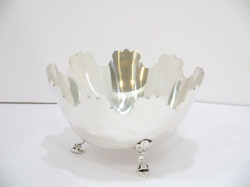 7 in - Sterling Silver Tiffany & Co. Vintage Crown-Shaped Footed Serving Bowl