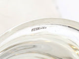 9.25 in - Sterling Silver Antique American Floral-Shaped Foot Wavy Rim Tazza