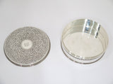 5.5 in - Sterling Silver Tiffany & Co. Antique Floral Ornament Round Jar