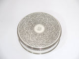 5.5 in - Sterling Silver Tiffany & Co. Antique Floral Ornament Round Jar