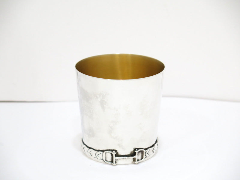 3.5 in - Sterling Silver Tiffany & Co. Vintage Horse-Themed Cup