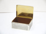 4 in - Sterling Silver Wood Tiffany & Co. Antique Ornate Box