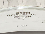 6.25 in - Sterling Silver Tiffany & Co. Antique Striped Flask