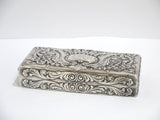 6 7/8 in - Sterling Silver Gilded Interior Tiffany & Co. Antique Crown Lions Box