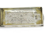 2.5 in Sterling Silver Gilded Interior Antique English London 1811 Snuff Box