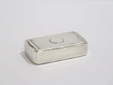 2.5 in Sterling Silver Gilded Interior Antique English London 1811 Snuff Box