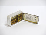 2.5 in Sterling Silver Gilded Interior Antique English London 1811 Snuff Box