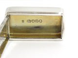 2.5 in Sterling Silver Gilded Interior Antique English London 1811 Snuff Box